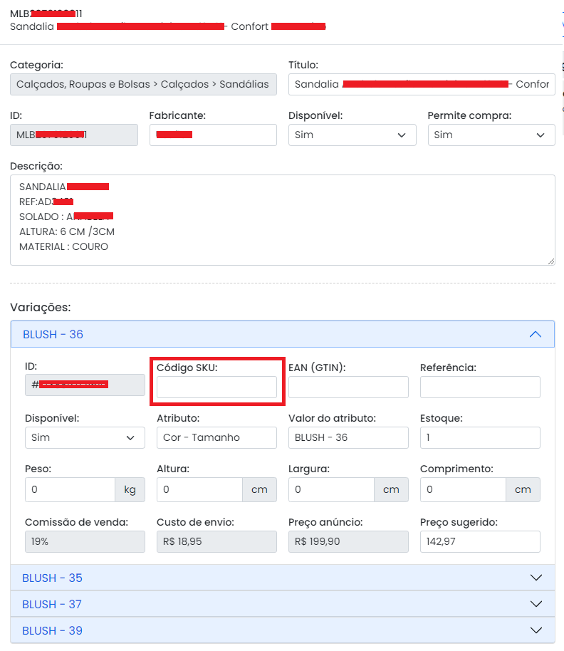 Importando Produtos do Mercado livre - Novo Painel