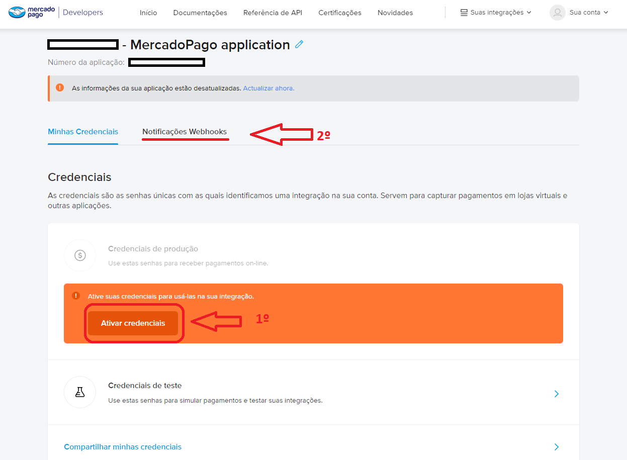 Configurando as notificações no Mercado Pago